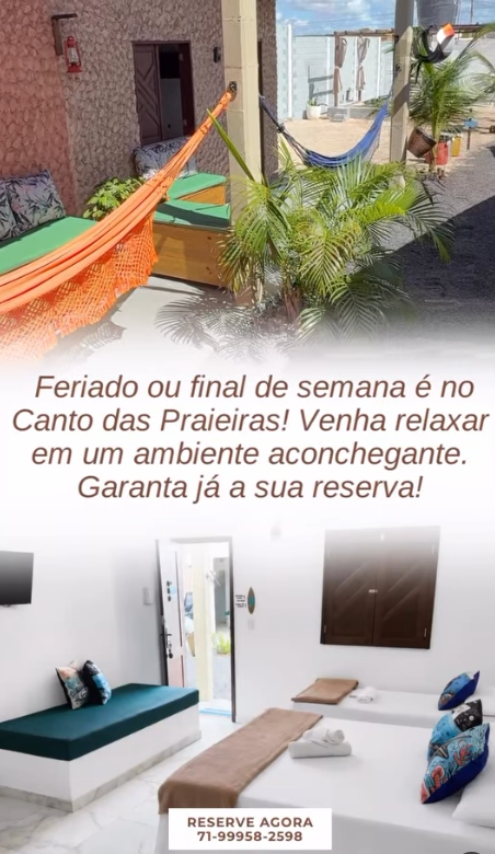 Publicação do Instagram da pousada